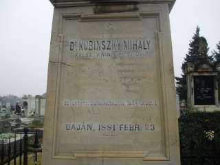 Baja, Rókus u.: Rókus temető. 11.kép: Kubinszky Mihály.jpg Baja, Rókus u.: Rókus temető. 11.kép: Kubinszky Mihály.jpg
