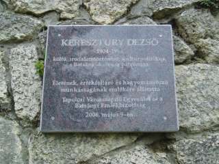 Tapolca, Városi Panteonfal. Keresztury Dezső.jpg Tapolca, Városi Panteonfal. Keresztury Dezső.jpg