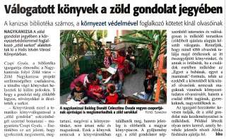 Zalai Hírlap 2017 09 30 229sz 04old - Válogatott könyvek a zöld gondolat jegyében.jpg Zalai Hírlap 2017 09 30 229sz 04old - Válogatott könyvek a zöld gondolat jegyében.jpg